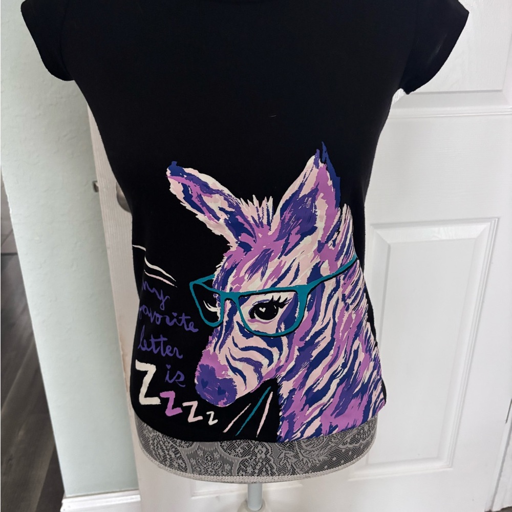 CIRCO ZEBRA KIDS NIGHT SHIRT SZ L (10-12)